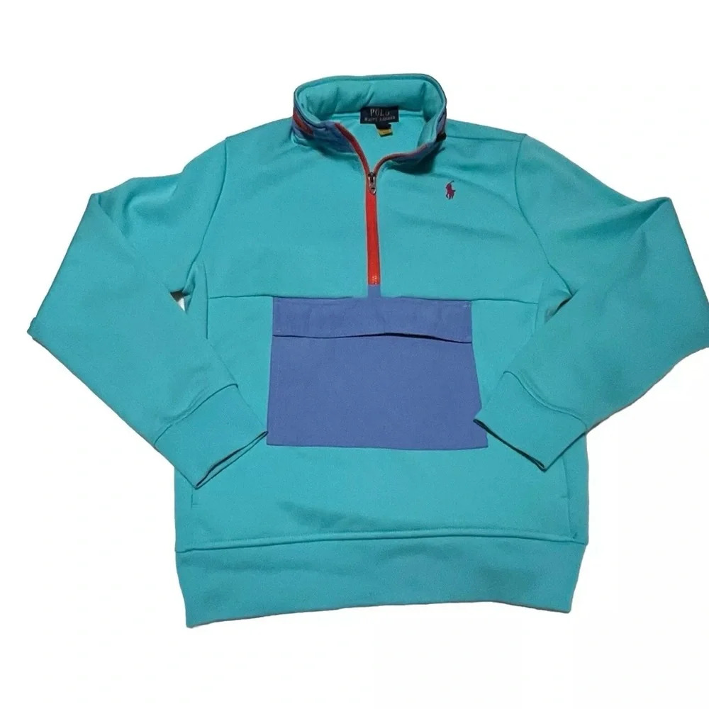 Polo Ralph Lauren 1/4 Zip Men/Boy L (14/16) Water-Repellent‎ Hybrid Pullover